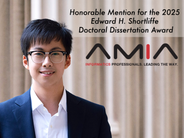 UCLA’s Yuzhe Yang Recognized with AMIA Award